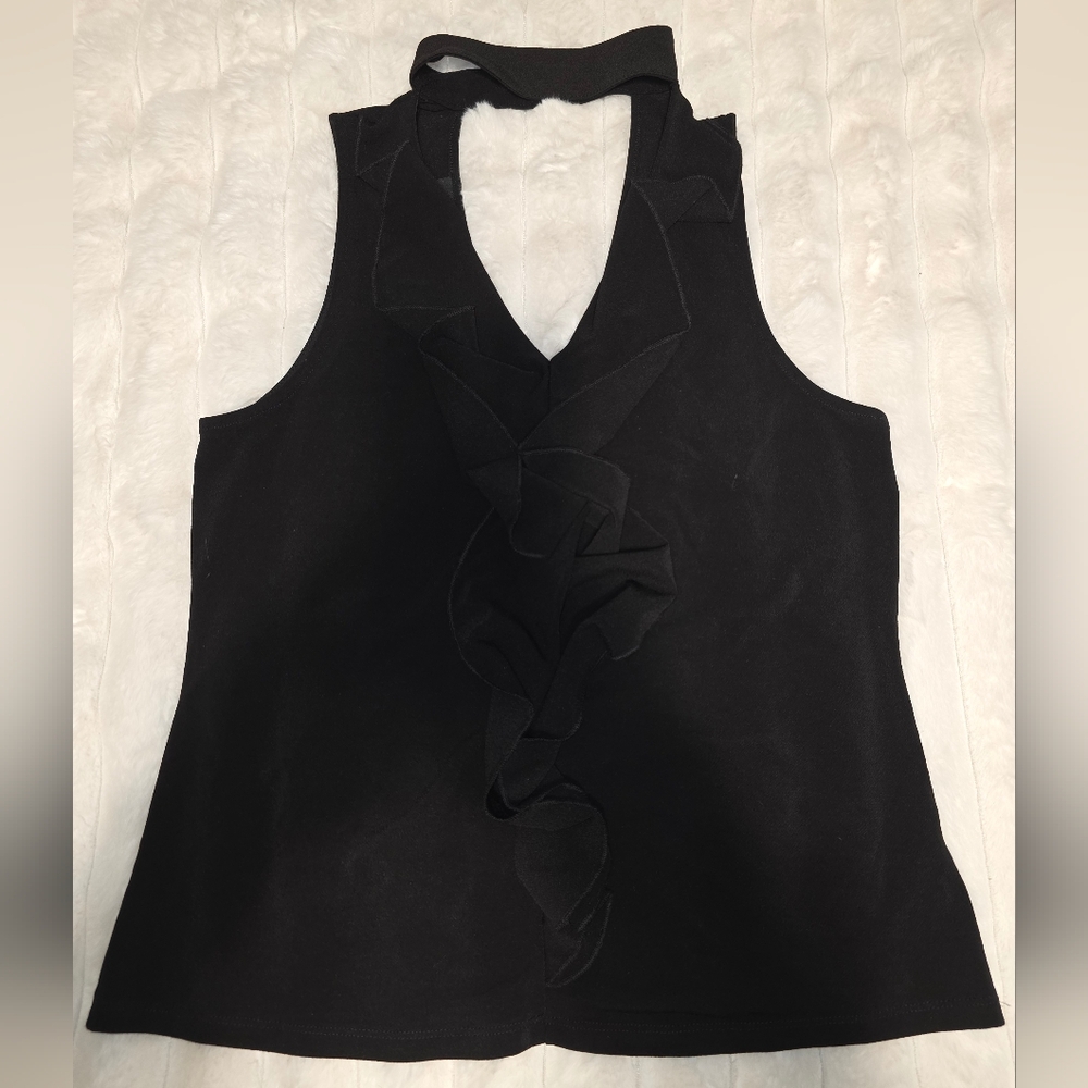 A. Byer Elegant Black Sleeveless Top
